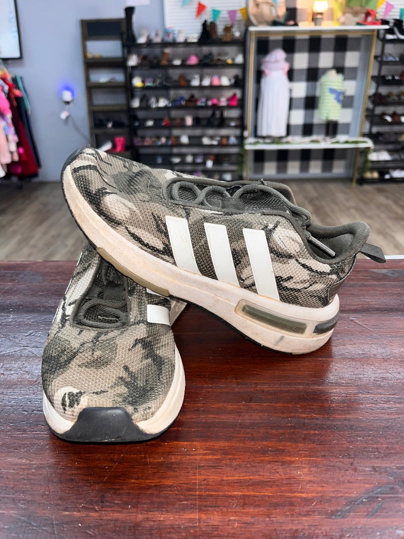 GREEN ADIDAS CAMO SNEAKERS, SHOES Y3