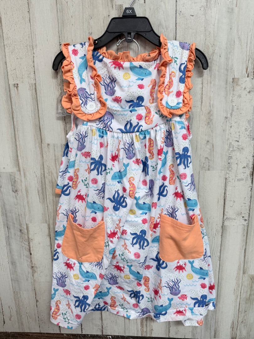 WHITE SEA ANIMAL 2PC SET, GIRLS 5/6