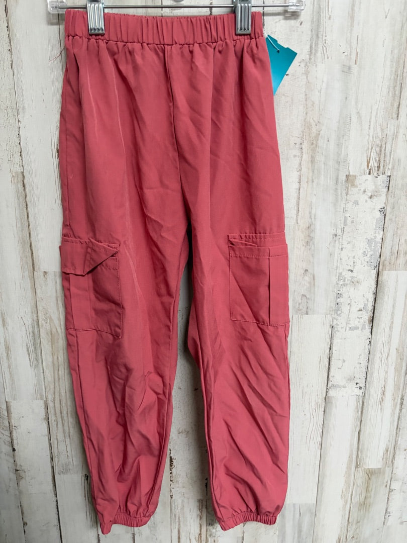MAUVE SHEIN CARGO JOGGERS, GIRL 6