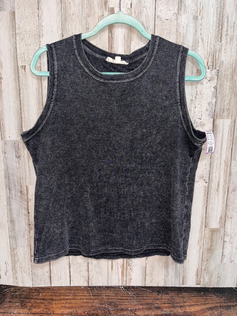 GREY JANE + DELANCEY RIBBED TANK, LADIES L