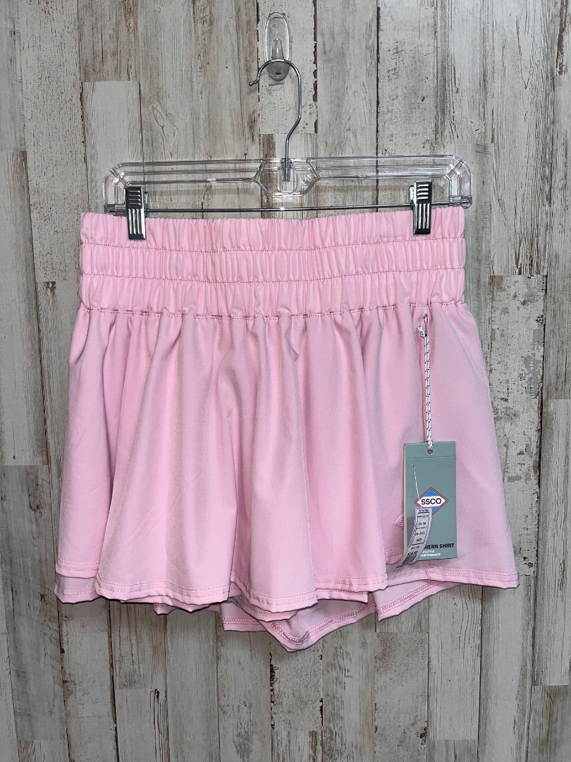 PINK SOUTHERN SHIRT CO NEW DRY FIT FLUTTER SKORT, LADIES L