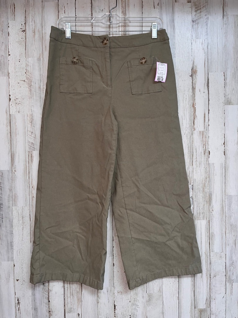 OLIVE JULES & LEOPOLD SQUARE POCKET CROP PANTS, LADIES L