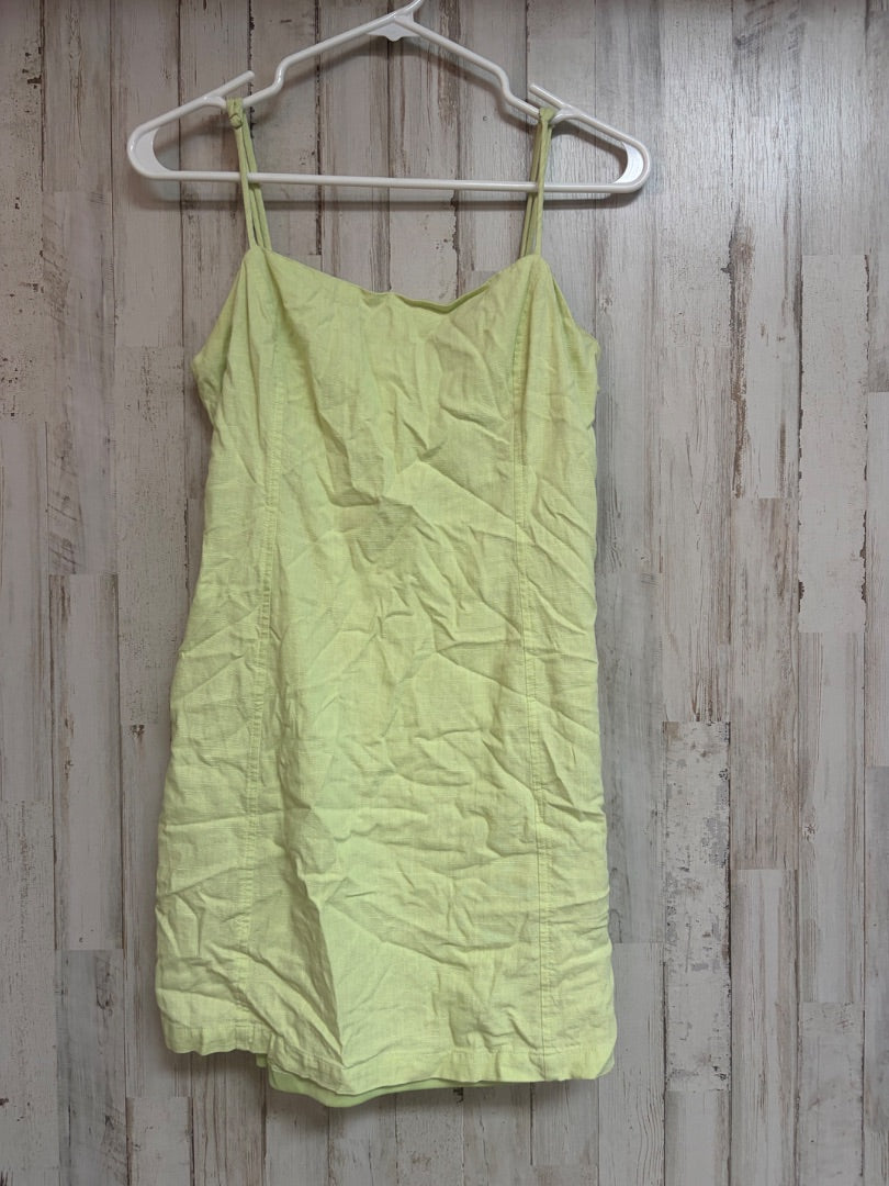 LIME LINEN TANK DRESS, LADIES L