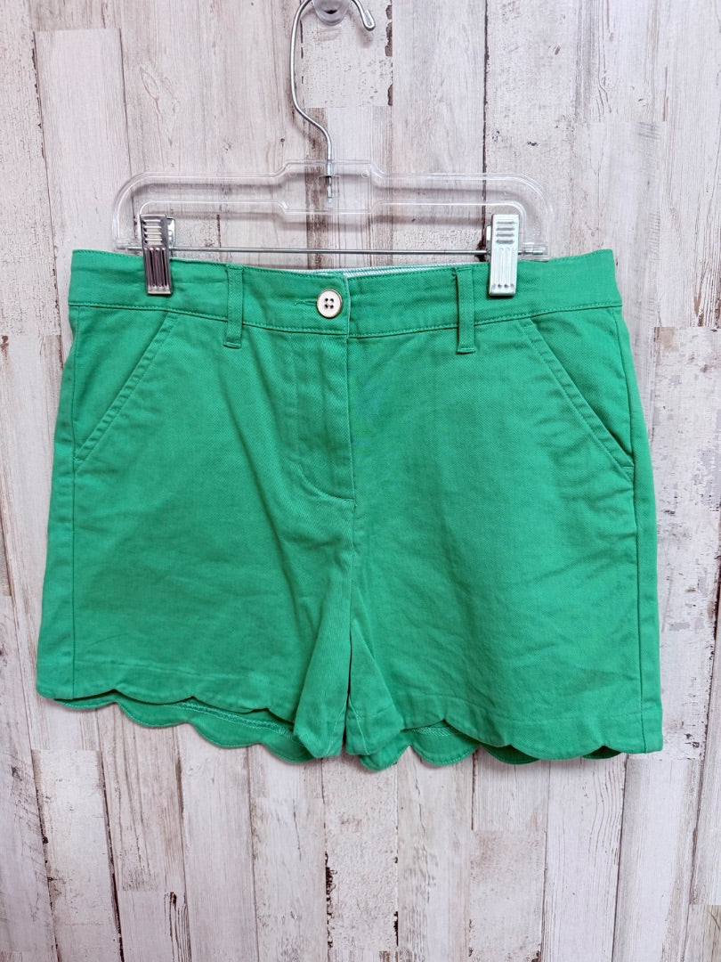 GREEN CROWN & IVY SCALLOP SHORTS, GIRLS 14