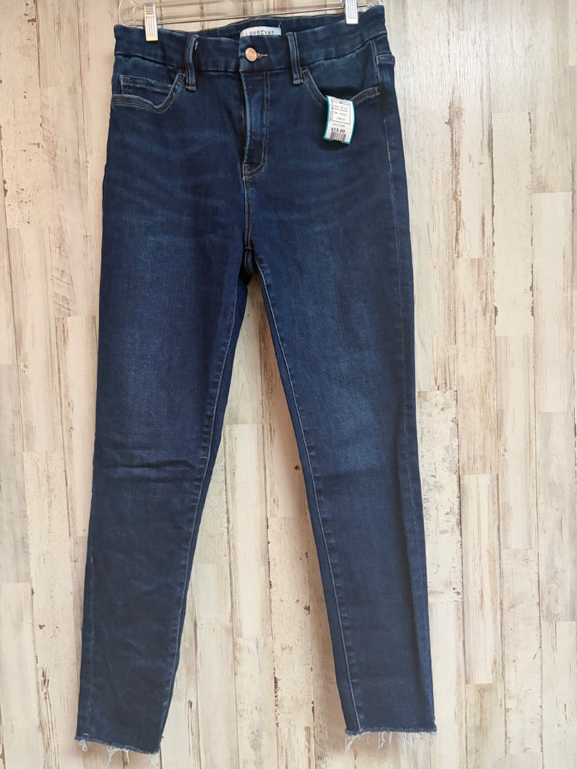 DENIM LOVERET SZ11/30 FRAY JEANS, LADIES L