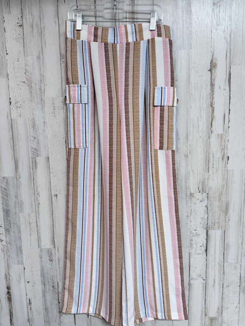 TAN STRIPE PANTS, GIRLS 14