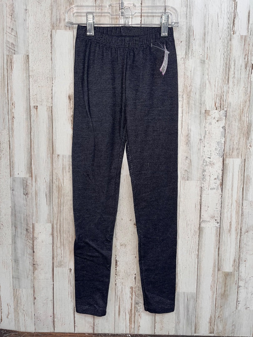 NAVY CAT & JACK CHAMBRAY LEGGINGS, GIRL 8