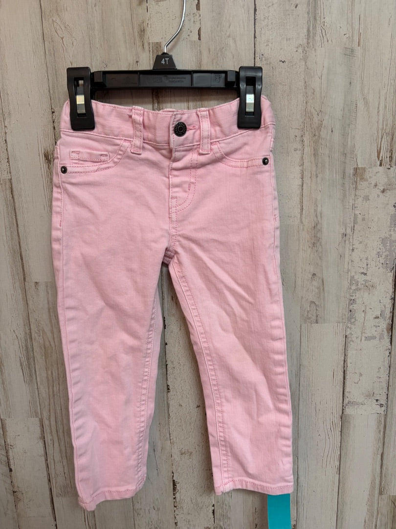 LIGHT PINK CAT & JACK SKINNY JEANS, GIRL 2T