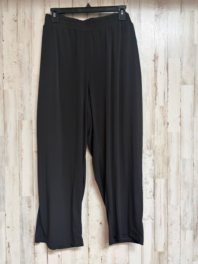 BLACK CATO 22/24 SLINKY PANTS, LADIES 3X