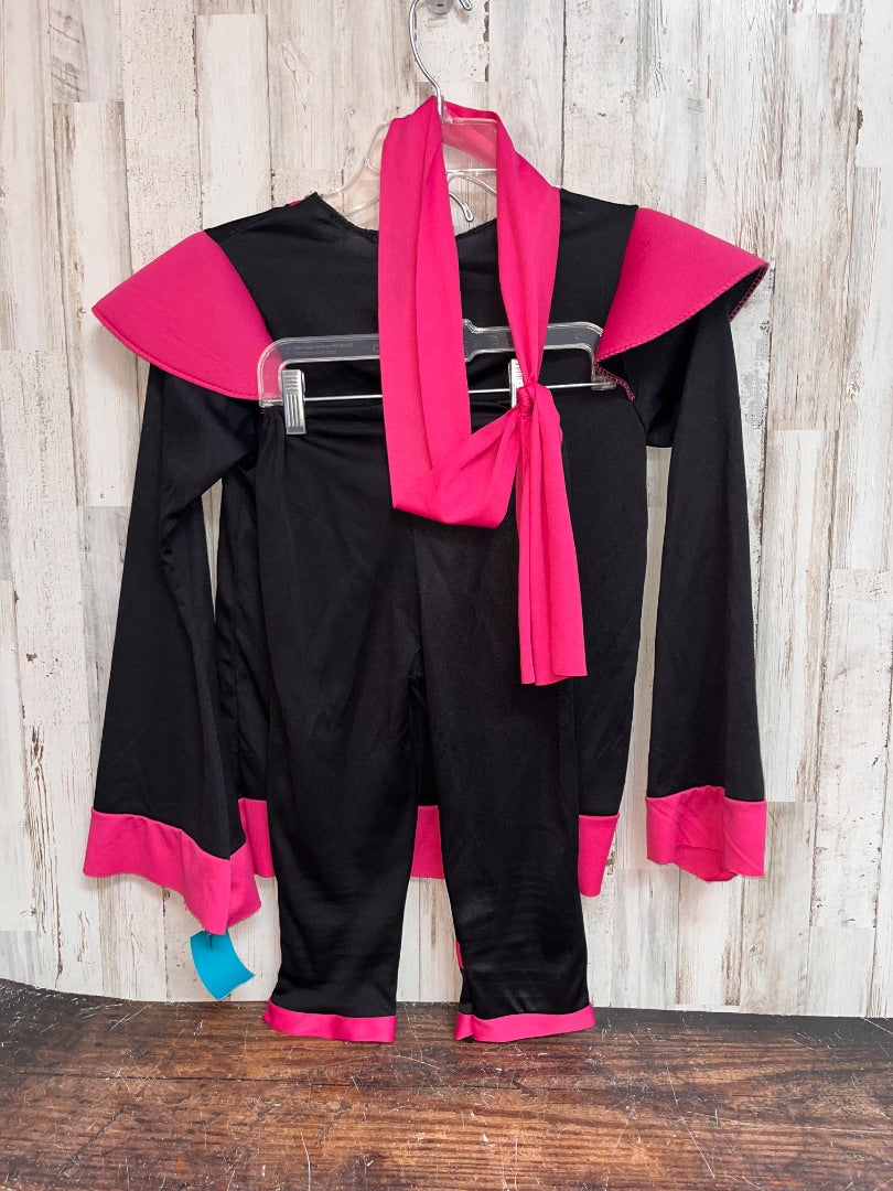 BLACK/PINK NINJA GIRL COSTUME, GIRL 7