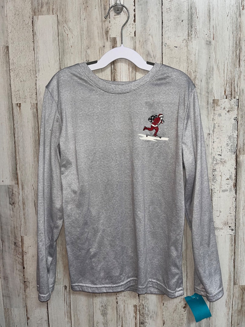 GREY CAT & JACK SANTA DRY FIT LONG SLEEVE, BOY 8