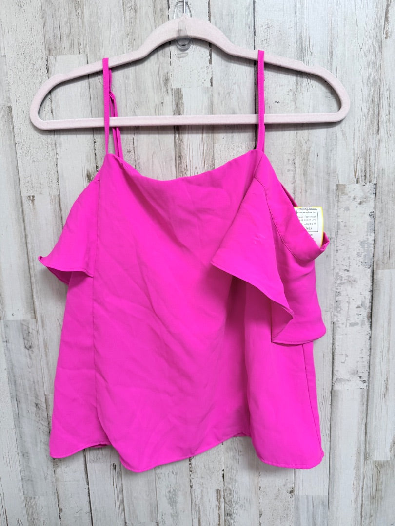 HOT PINK SUGAR LIPS COLD SHOULDER TOP, LADIES M