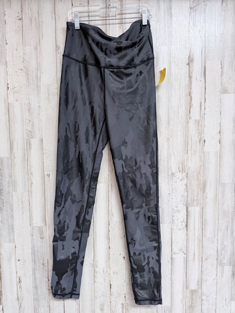 BLACK MONO B CAMO LEGGINGS, LADIES M