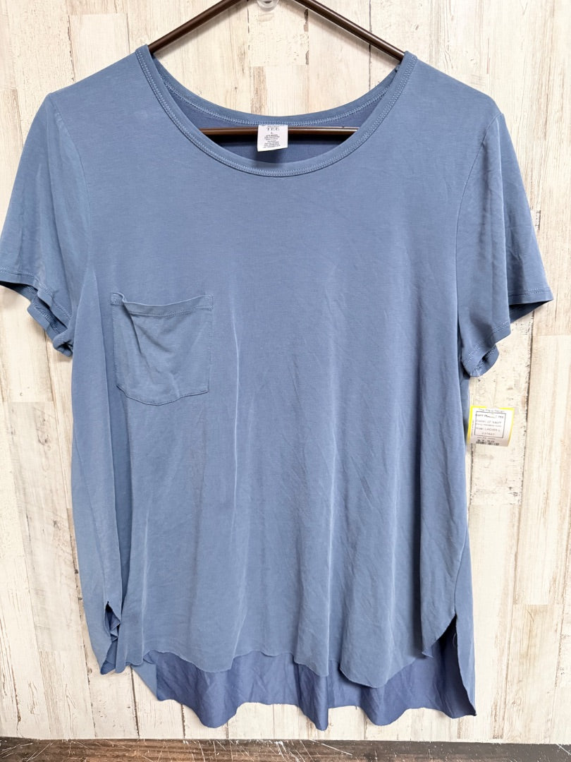 LT NAVY MEMBERS MARK SOFT POCKET TEE, LADIES L