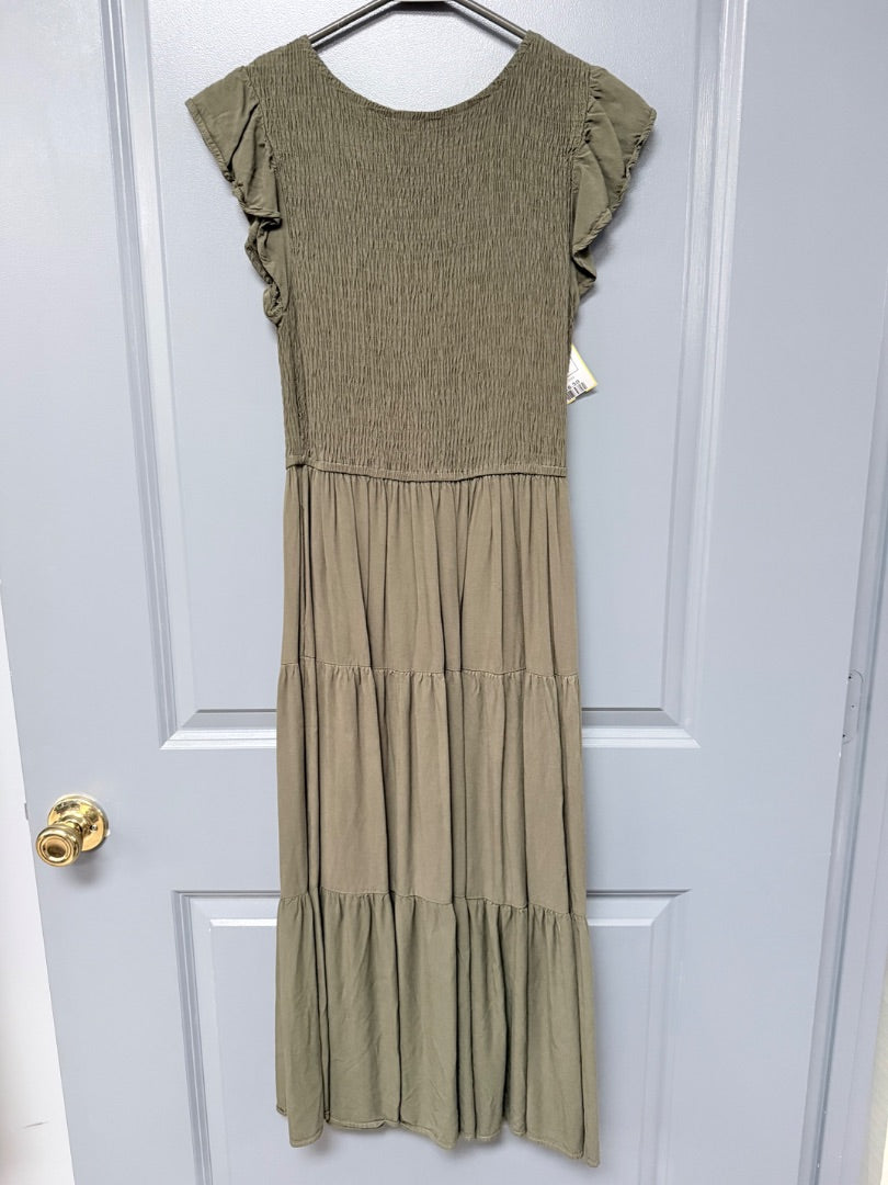 OLIVE ZESICA SMOCK MAXI DRESS, LADIES S