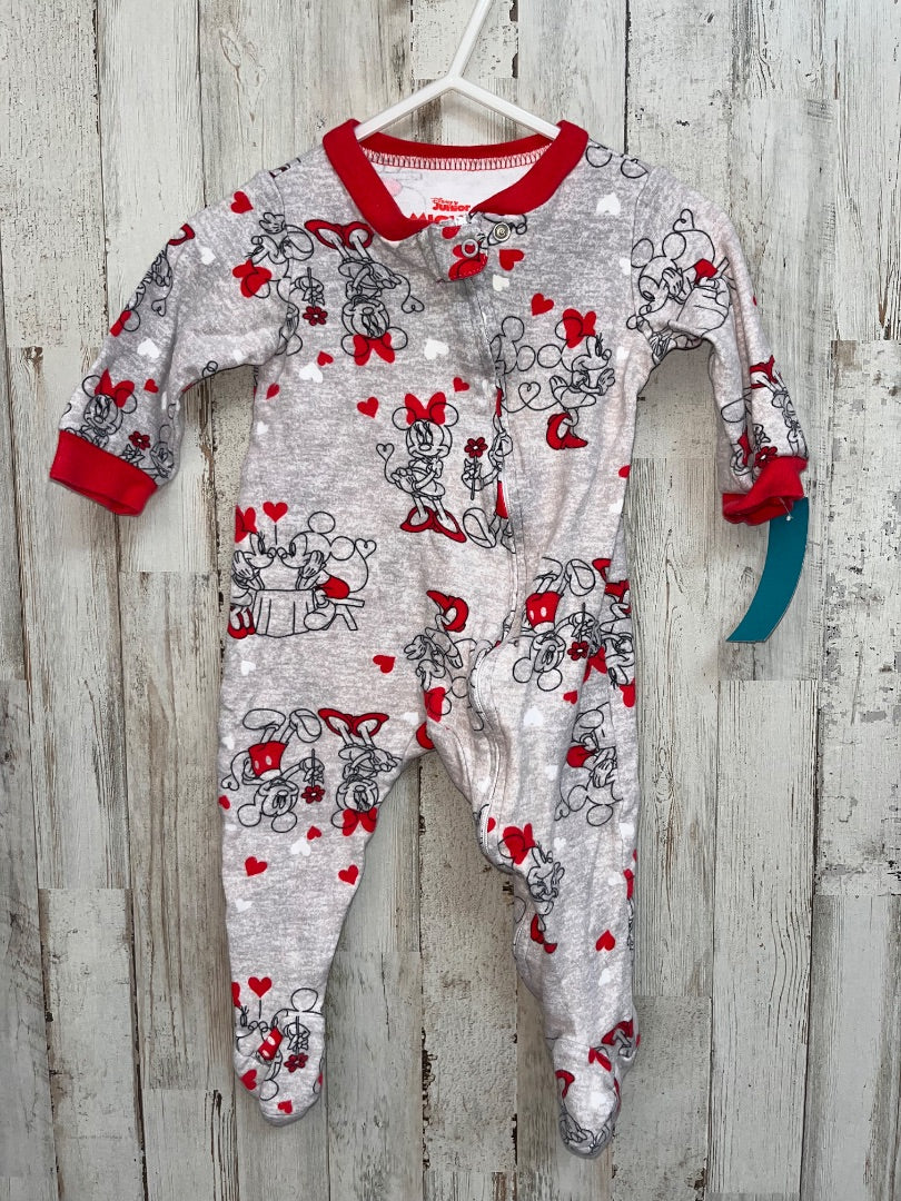 GREY DISNEY MINNIE SLEEPER, GIRL 6/9M