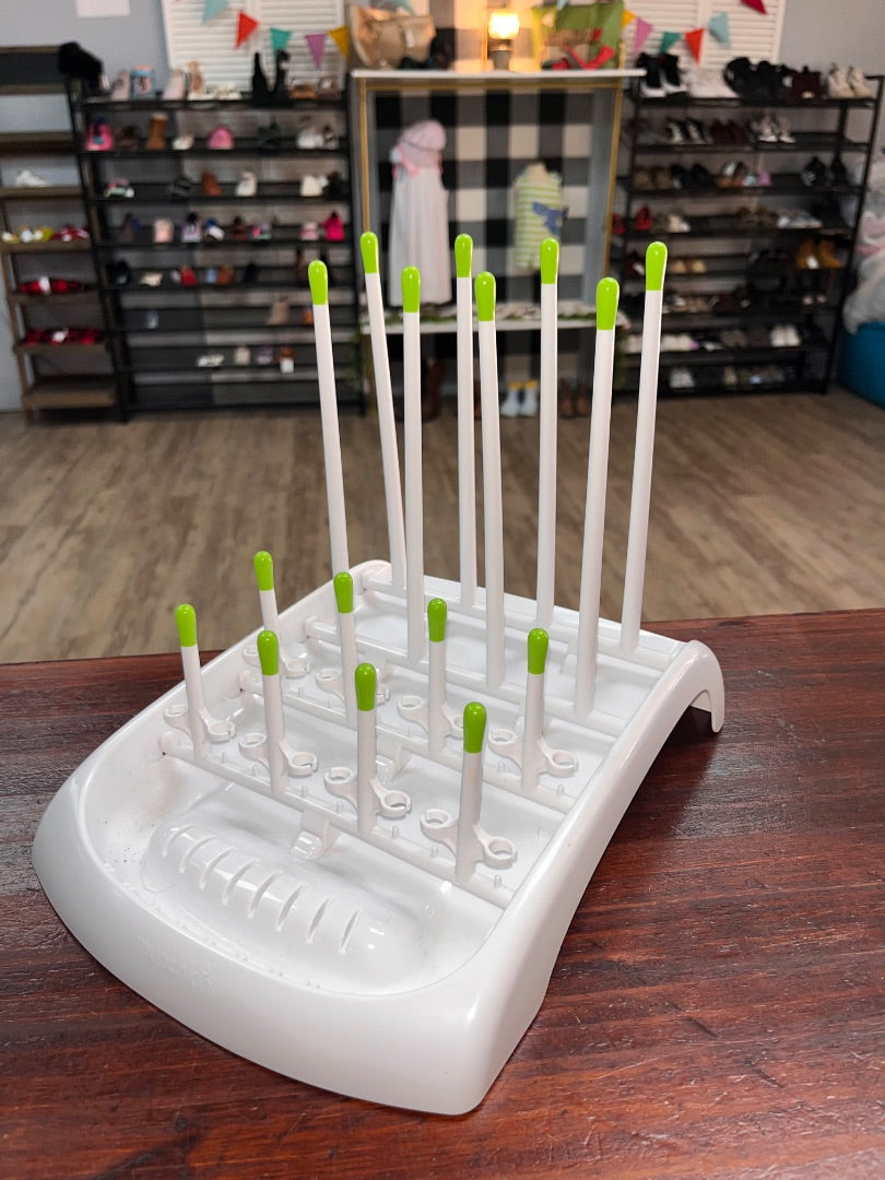 WHITE MUNCHKIN BOTTLE DRYING RACK