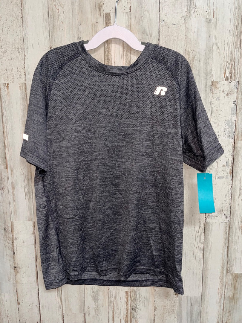 GREY RUSSELL DRY FIT TEE, BOY 10/12