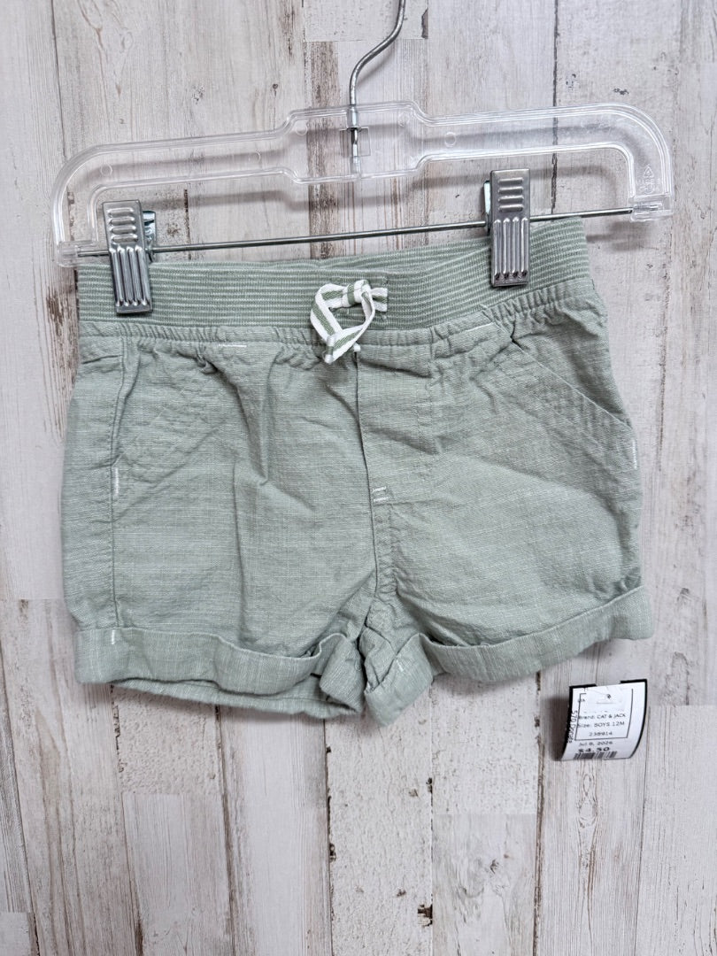 SAGE CAT & JACK LINEN CUFF SHORTS, BOYS 12M