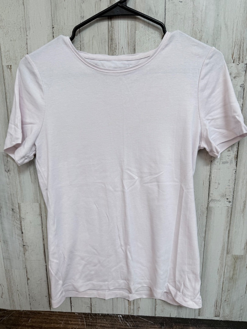 LT PINK TALBOTS SOFT COTTON TEE, LADIES M