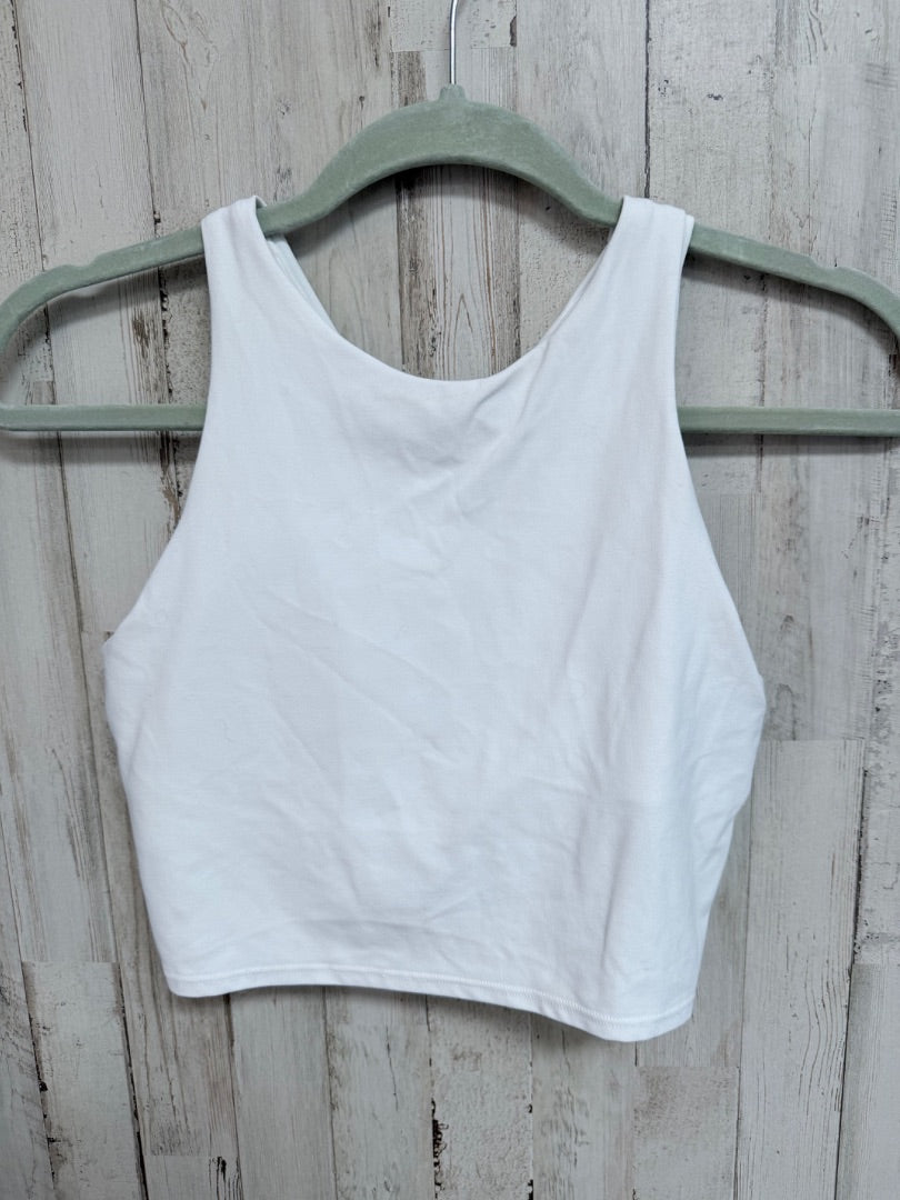 WHITE ATHLETA CROPPED TANK, LADIES S