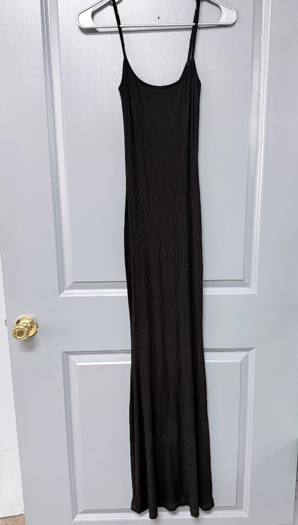 BLACK SKIMS RIBBED MAXI, LADIES S