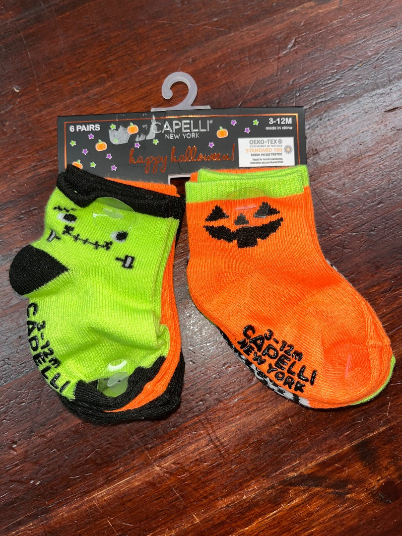 MULTI CAPELLI NEW HALLOWEEN SOCKS, 3-12M