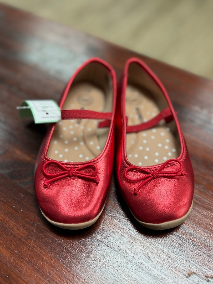 RED WONDER NATION FLATS, SHOES 13