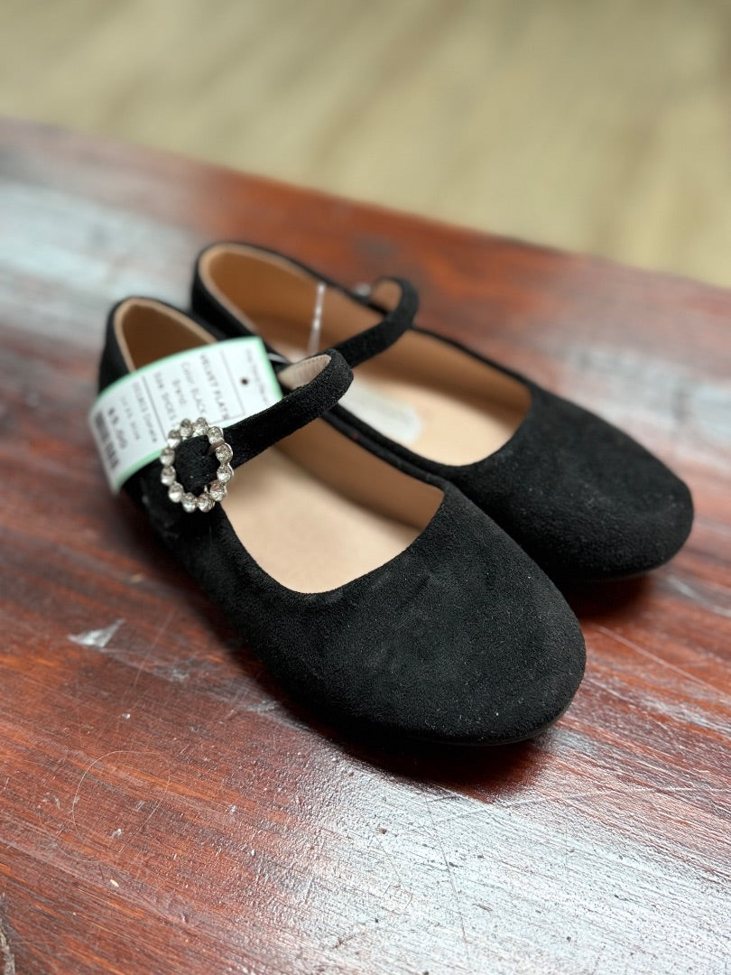 BLACK VELVET FLATS, SHOES 13
