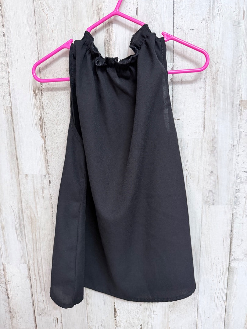 BLACK SHEIN SHEER HALTER TANK, GIRLS 8