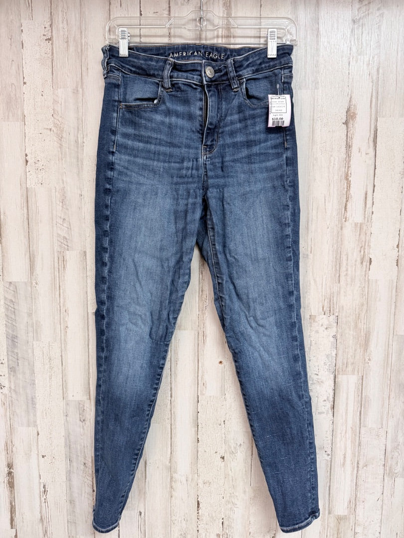 DENIM AMERICAN EAGLE SZ8 SKINNY JEAN, LADIES M