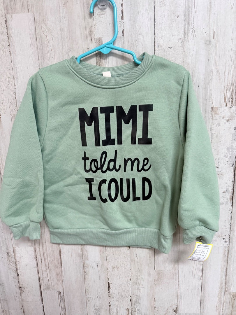 SAGE SHEIN MIMI TOLD ME SWEATSHIRT, GIRL 3/4