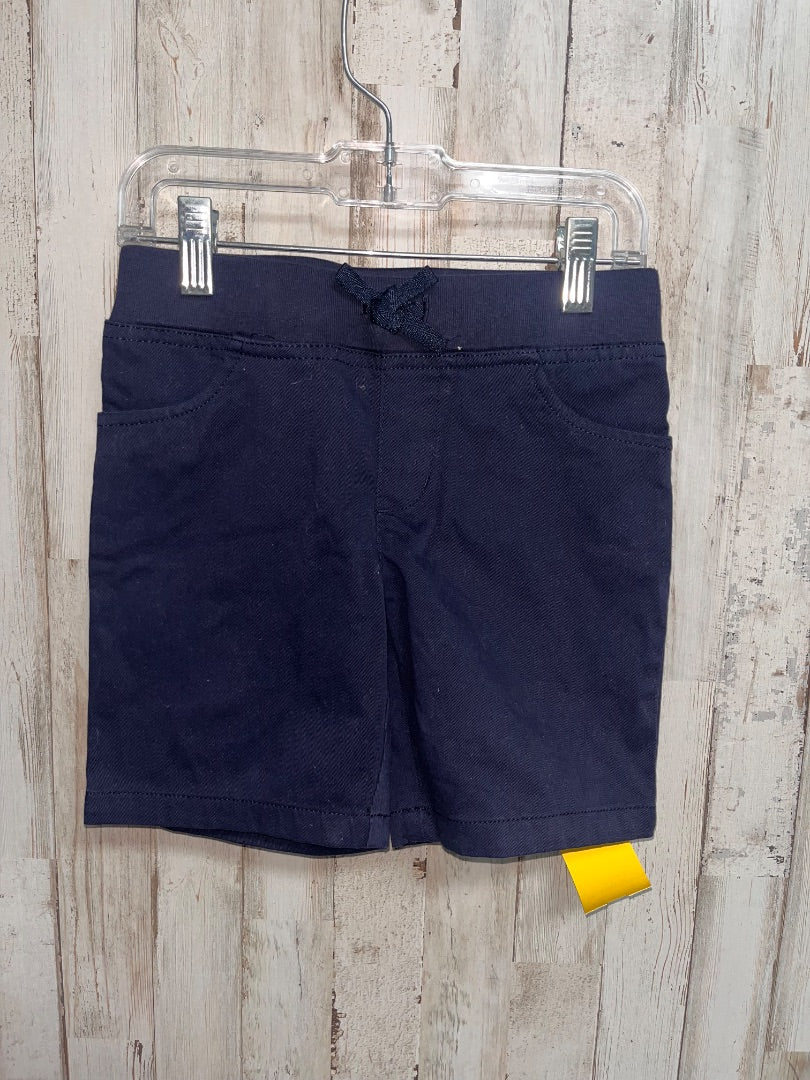 NAVY FRENCH TOAST BERMUDA SHORTS, GIRLS 7