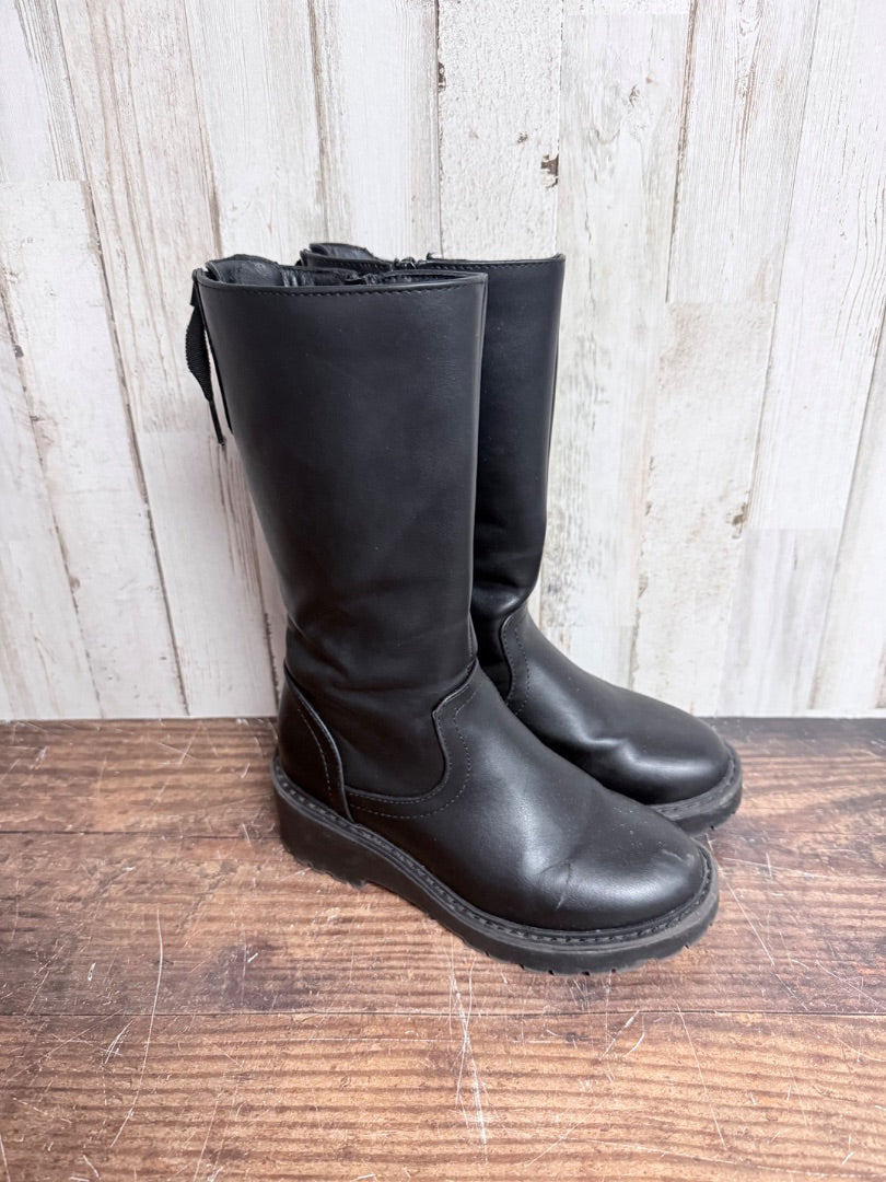 BLACK KOHLS ZIP UP RIDING BOOTS, SHOES Y1