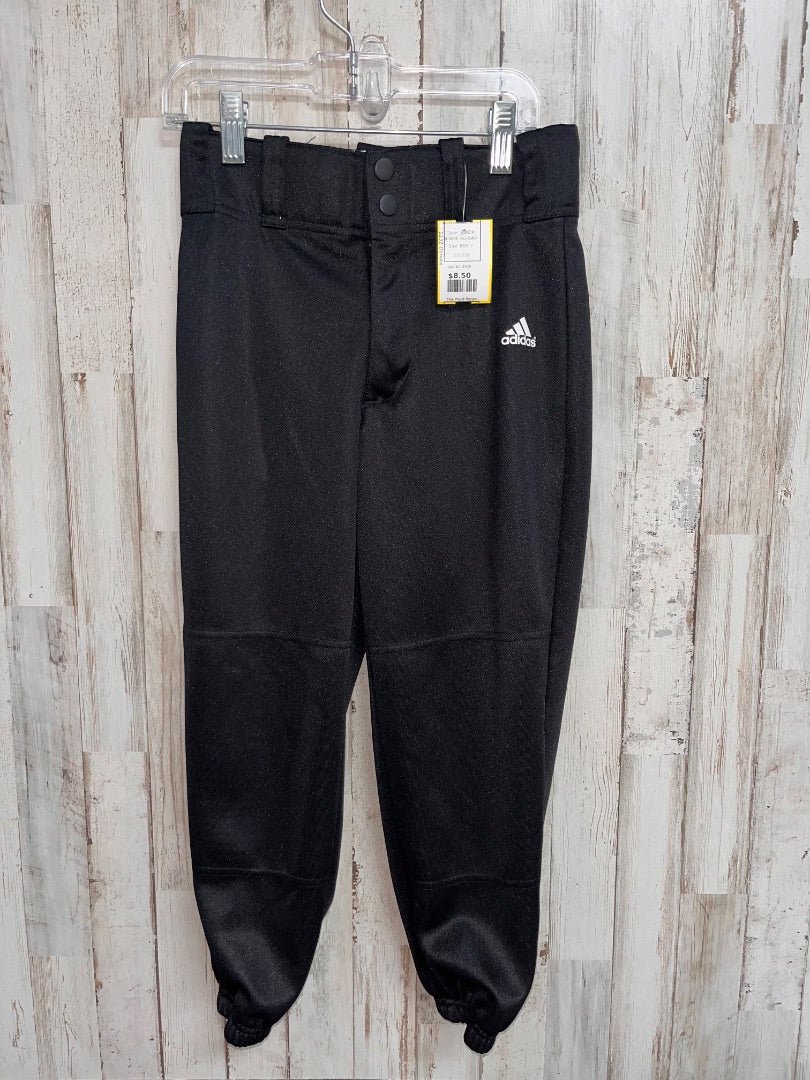 BLACK ADIDAS KNICKER BASEBALL PANTS, BOY 7