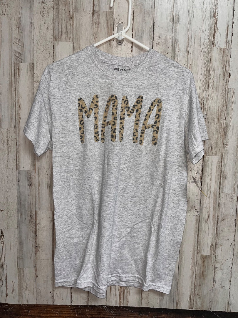 GREY GILDAN MAMA CHEETAH TEE, LADIES M