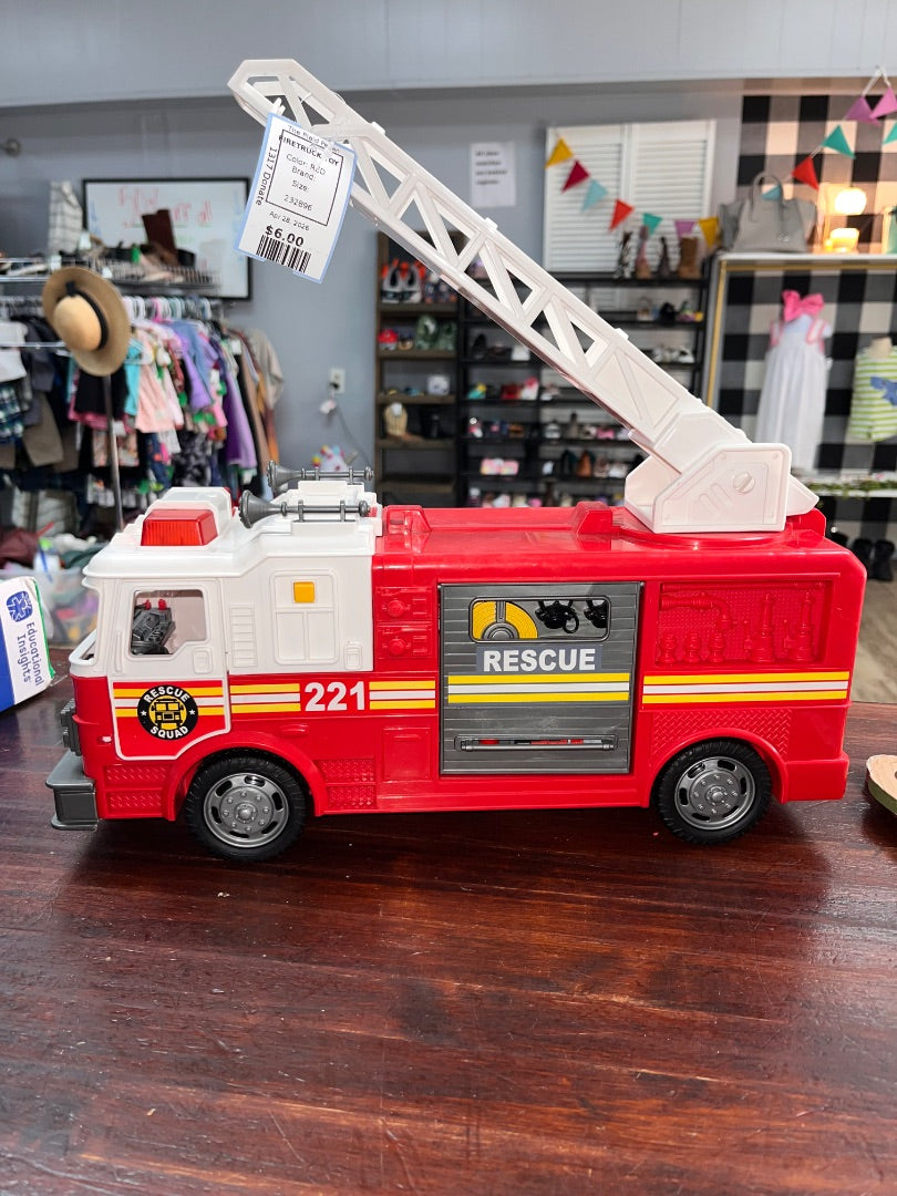 RED FIRETRUCK TOY