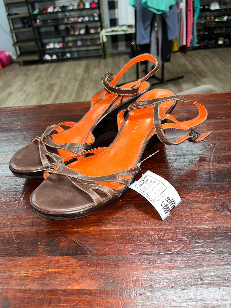 Brown GIANNI BINI Wedges, Shoes A9.5
