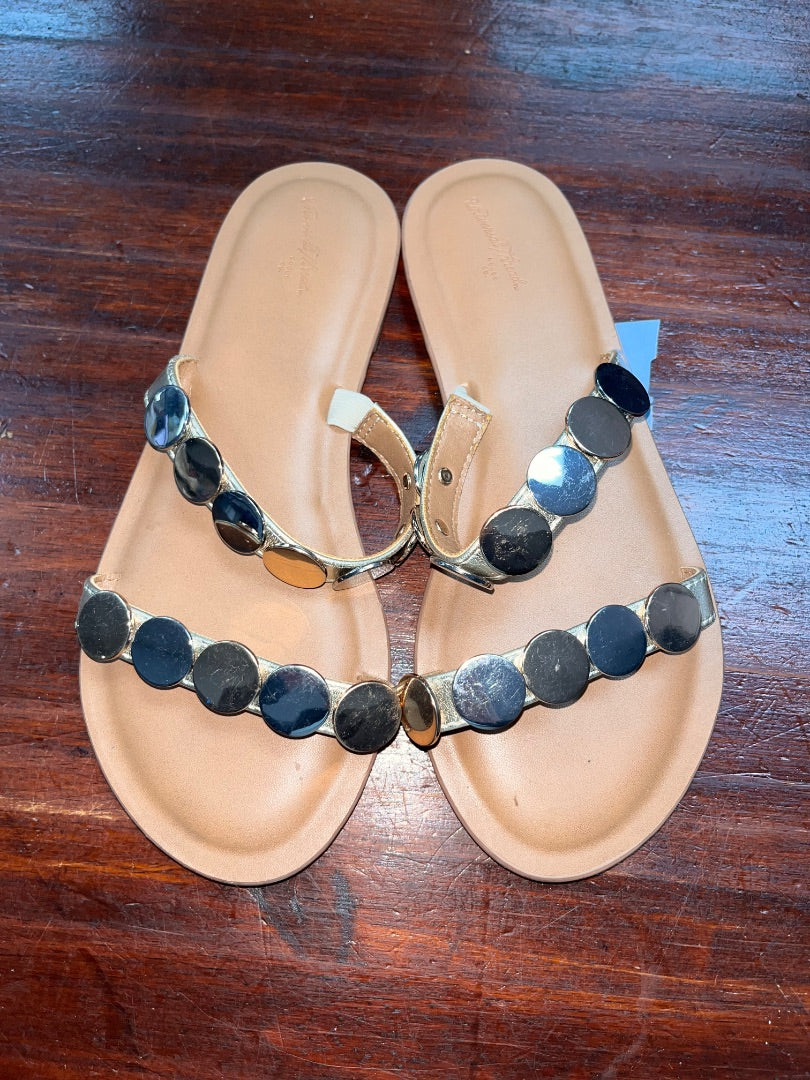 Universal thread Jeweled sandals, Shoes A6