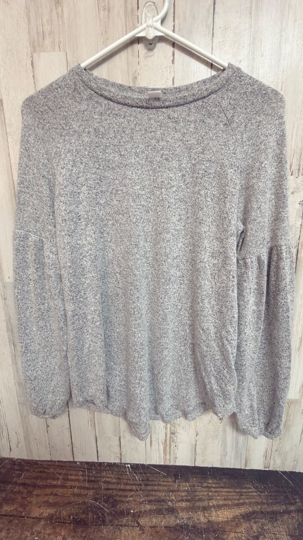 GREY OLD NAVY HEATHERED LONG SLEEVE, LADIES S