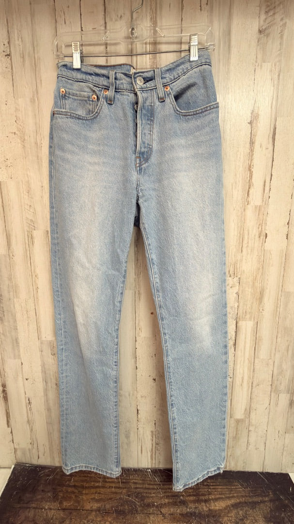 DENIM LEVI SZ27/32 HI WAIST JEANS, LADIES S