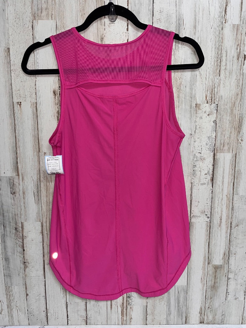 PINK LULULEMON DRY FIT TANK, LADIES M