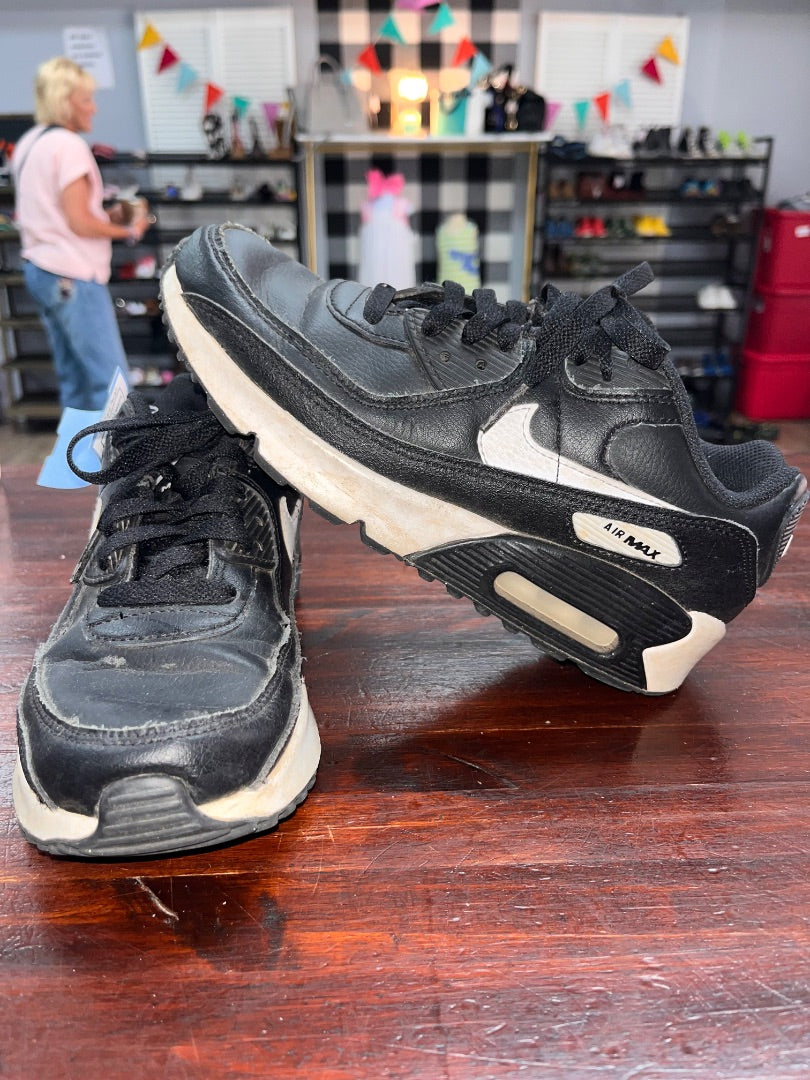 BLACK NIKE AIR MAX SNEAKERS, SHOES Y4.5