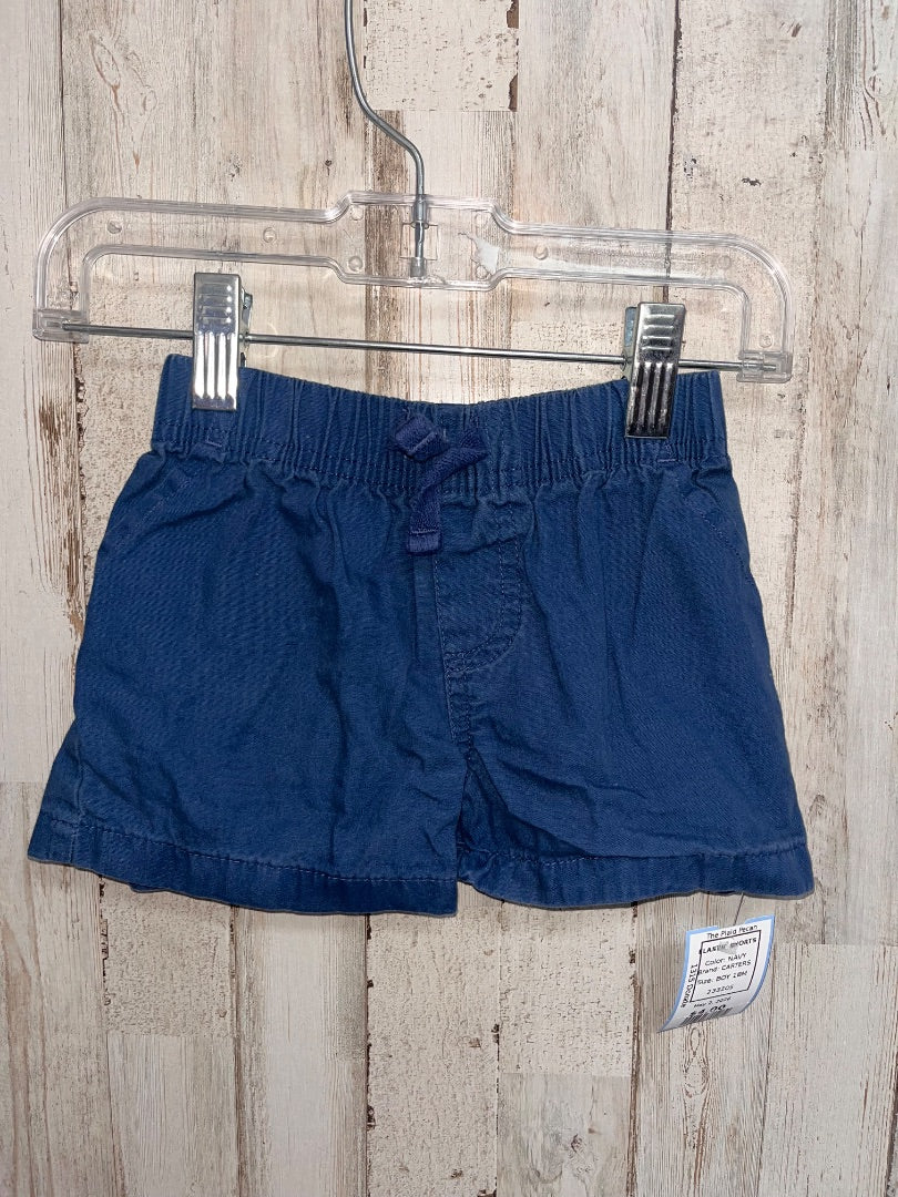 NAVY CARTERS ELASTIC SHORTS, BOY 18M