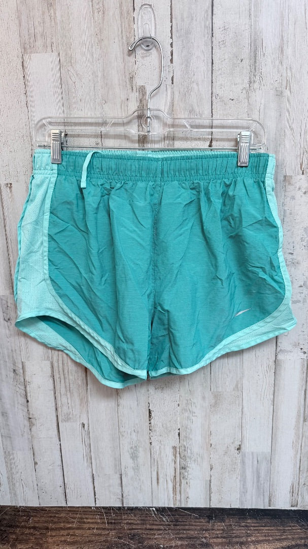 TEAL NIKE ATHLETIC SHORTS, LADIES L