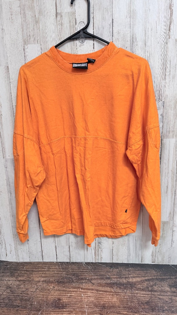 ORANGE PENNANT LONG SLEEVE TEE, LADIES S
