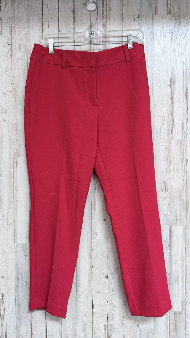 RED ANN TAYLOR SZ 8 SLACKS, LADIES M
