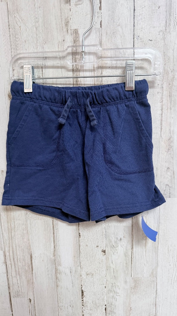 NAVY CARTERS COTTON SHORTS, BOY 5T