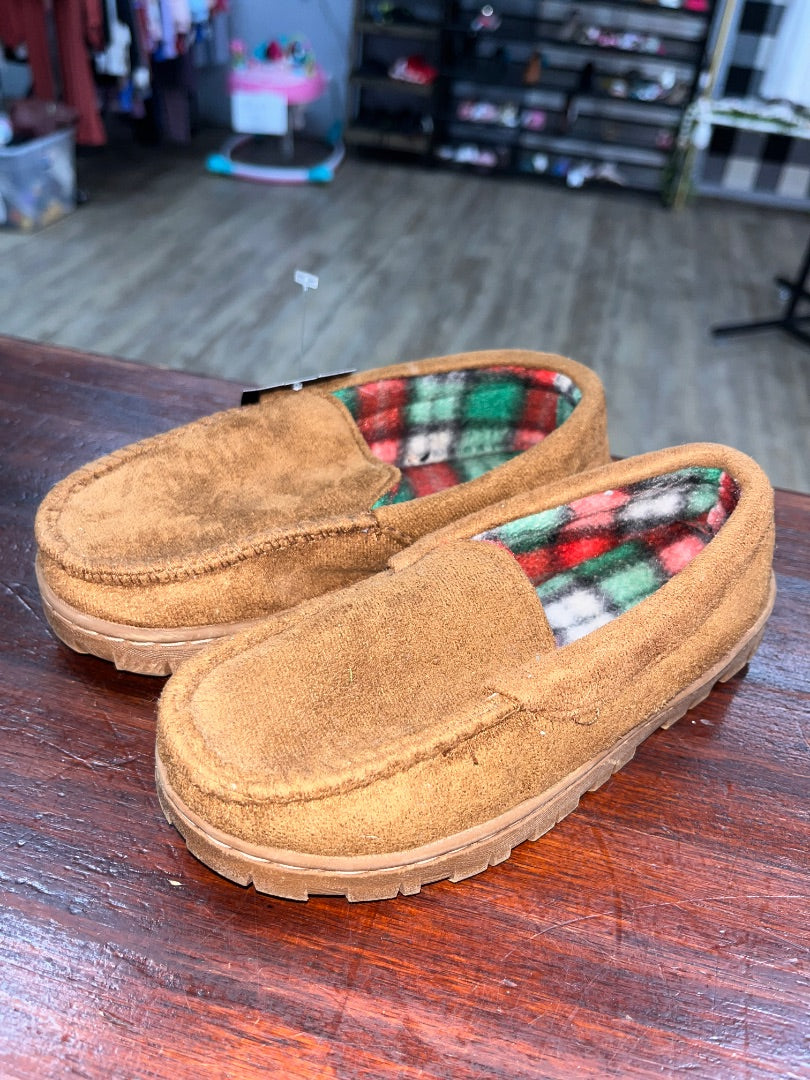 TAN SUEDE HOUSE SHOES, SHOES 11/12