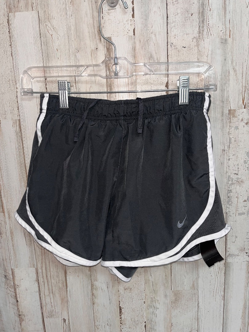 GREY/WHITE NIKE DRY FIT SHORTS, LADIES S